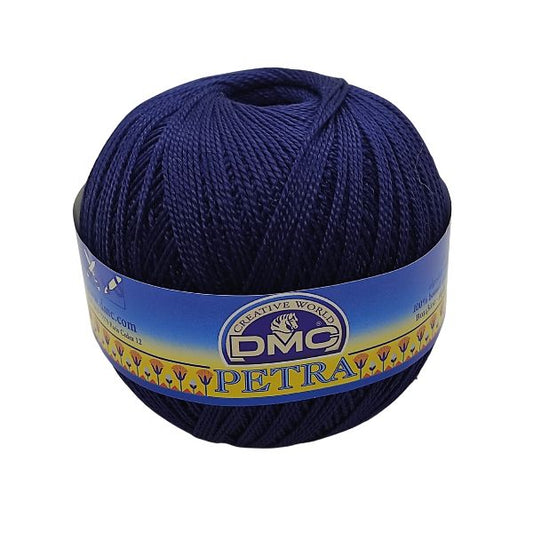 DMC Petra 5 cotone perlato, colore 5823 Blu