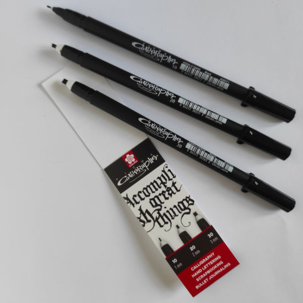 Set Sakura Pigma Calligrapher con penne a punta tronca per calligrafia
