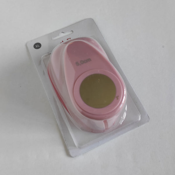 Perforatore decorativo a leva cerchio 50 mm per carta e cartoncino
