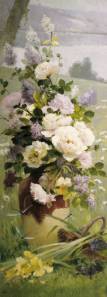 Carta Découpage Evasioni - Cod. M1135 - Vaso con Rose
