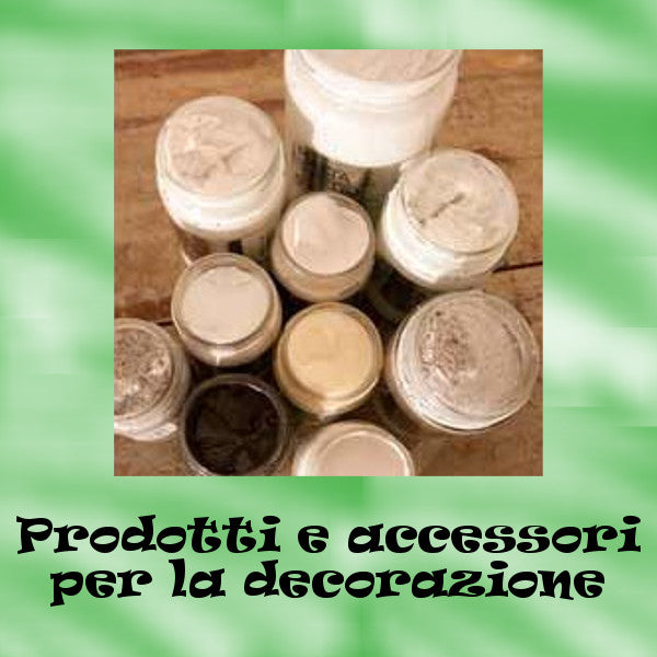 Prodotti, colori, medium e accessori per la decorazione