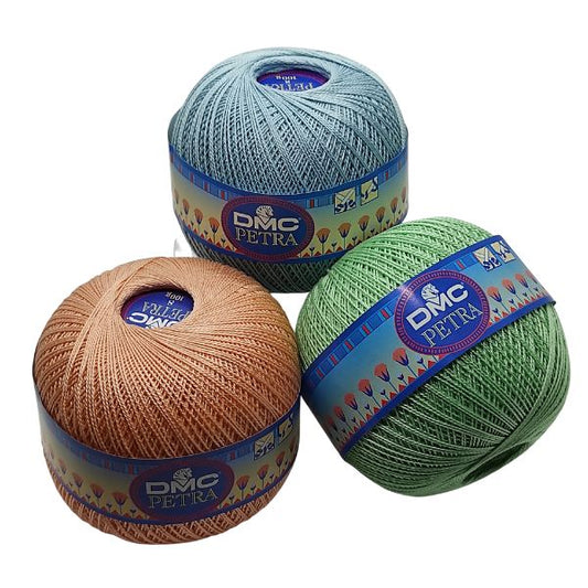DMC Petra 8, cotone perlato 100% in gomitoli da 100 g, colori disponibili