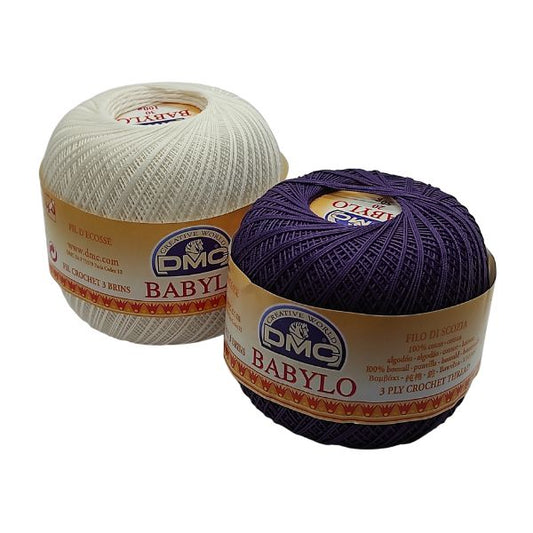 DMC Babylo 20, cotone da uncinetto mercerizzato a 3 capi, colori disponibili