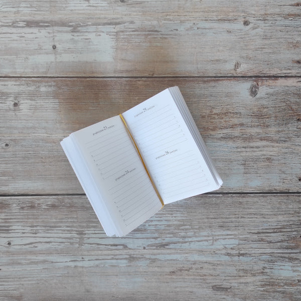 Agende perpetue a libro - 4 varianti