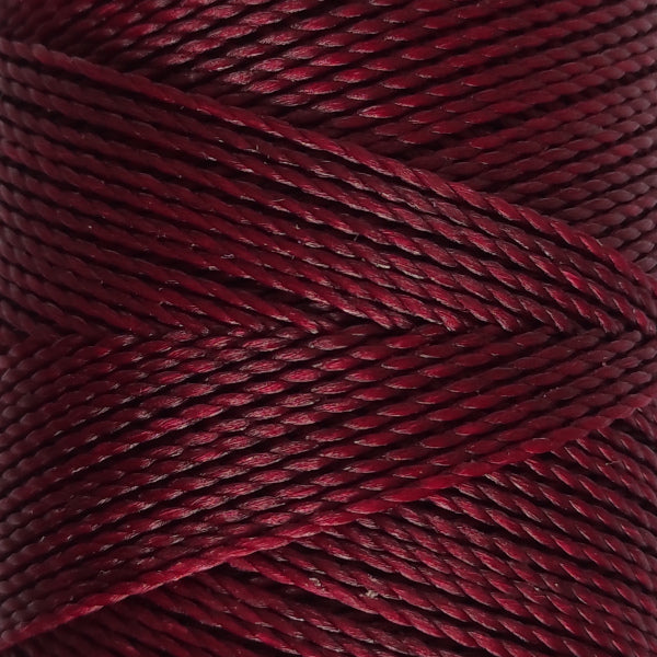 Filo cerato Linhasita 1 mm colorato per macramè e cuciture decorative legatoria - colore Bordeaux 60