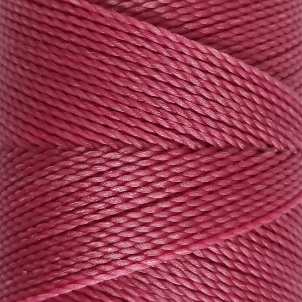 Filo cerato Linhasita 1 mm colorato per macramè e cuciture decorative legatoria- colore Rosa 629