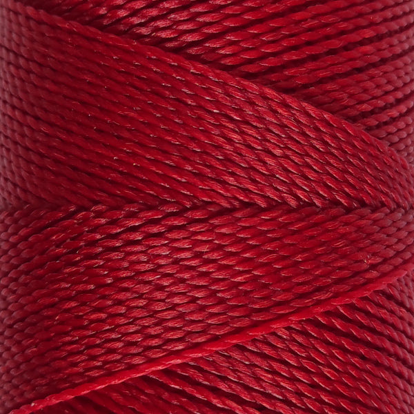 Filo cerato Linhasita 1 mm colorato per macramè e cuciture decorative legatoria - colore Rosso 233