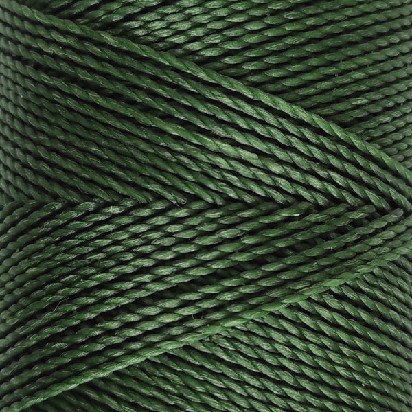 Filo cerato Linhasita 1 mm colorato per macramè e cuciture decorative legatoria - colore Verde 87