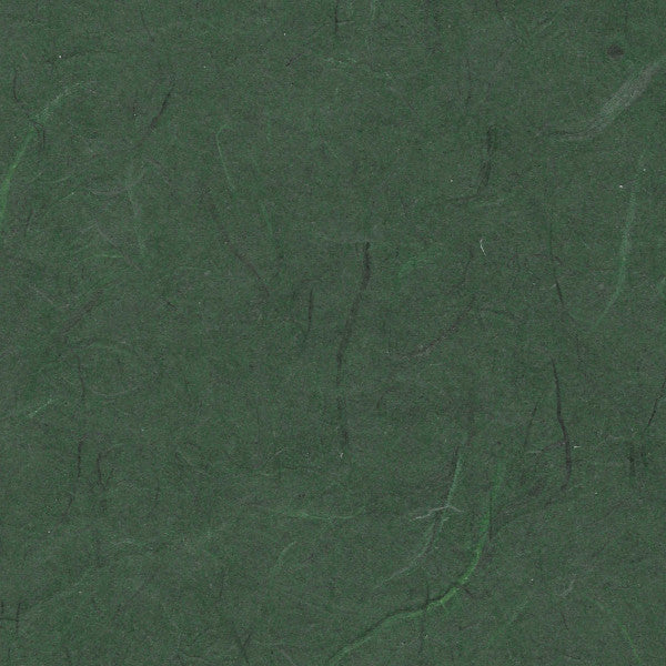 Carta di riso leggera tinta unita - colore verde scuro