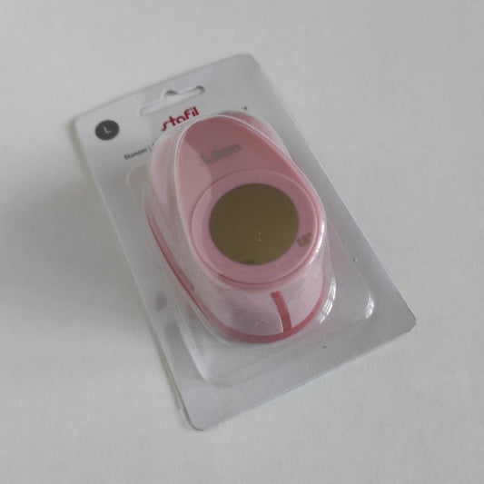 Perforatore decorativo a leva cerchio 38 mm per carta e cartoncino