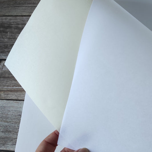 Carta pergamena A3 160 g/mq bianca e avorio