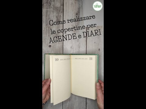 Video: come realizzare le copertine per agende e diari