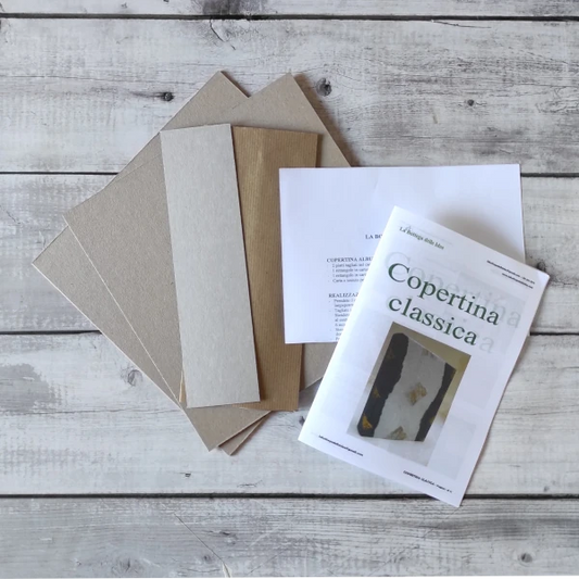Set cartoni copertina per libri personali, libri eventi, quaderni e diari: piatti in cartone grigio da legatoria e dorsino