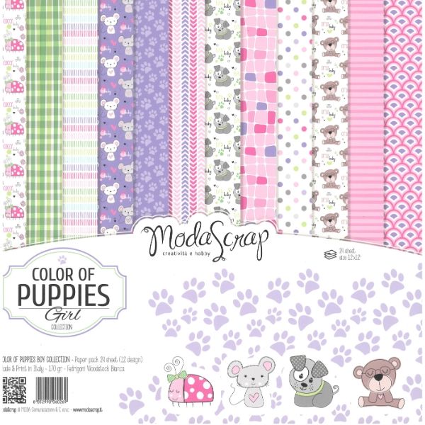 Color Of Puppies Girl Collection - fogli singoli