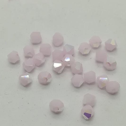 Swarovski bi-cono 4 mm ROSE ALABASTER AB
