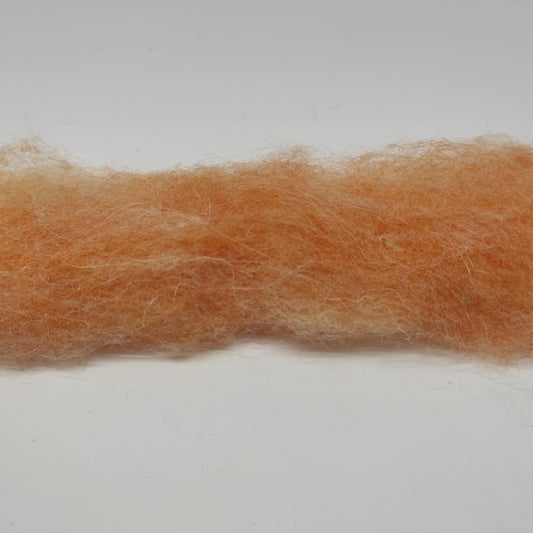 Nastro Lana Soft per decorare ma anche per infeltrimento ad ago e ad acqua - colore Arancio Mélange