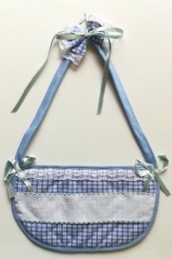Fiocco Nascita "Cestino" - Azzurro