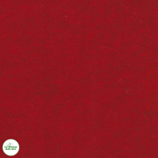 Pannolenci Asti Special 1 mm - rosso Fuoco melange