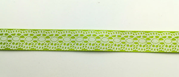 Nastro Gros Grain "Pizzo" - Verde acido (A9168) - La Bottega delle Idee - Rimini