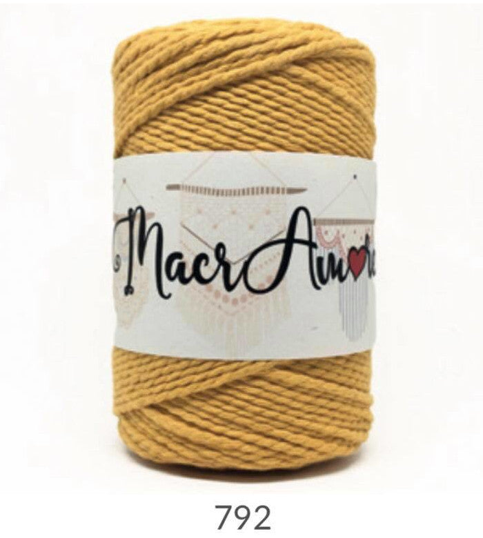 MacrAmore Mondial - filato per Macramé Giallo