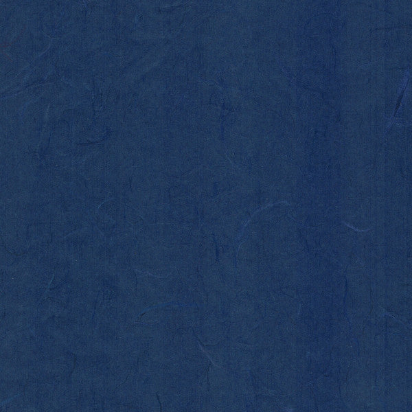 Carta di riso leggera tinta unita - colore blu scuro