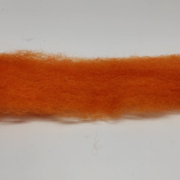 Nastro Lana Soft per decorare ma anche per infeltrimento ad ago e ad acqua - colore arancio 
