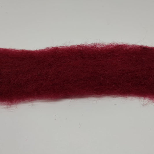 Nastro Lana Soft per decorare ma anche per infeltrimento ad ago e ad acqua - colore bordeaux