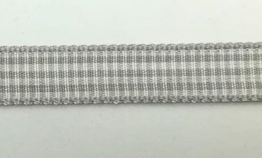 Nastro "Quadrettini" grigio H 10 mm