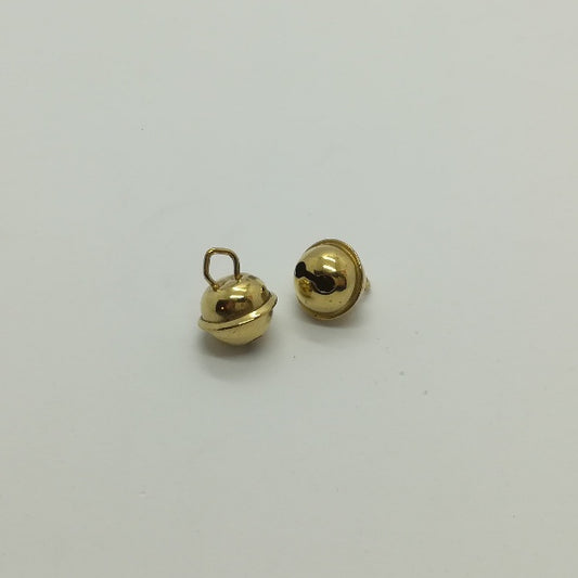 Campanello Jingle Oro con anello largo - D 12 mm