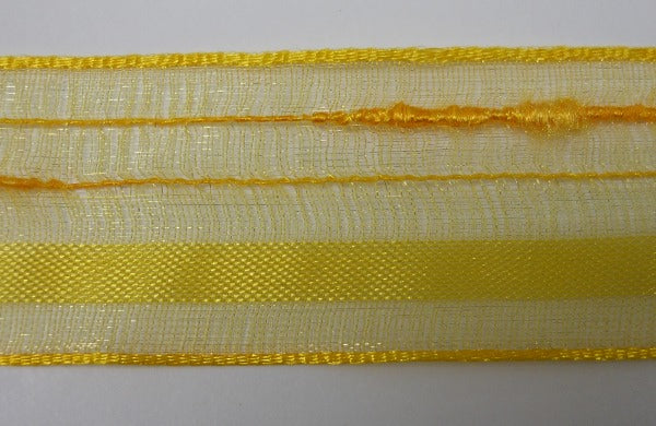 Nastro "Rigato" giallo H 25 mm