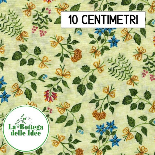 Fantasia Floreale - fondo Verde chiaro (Var. 001)